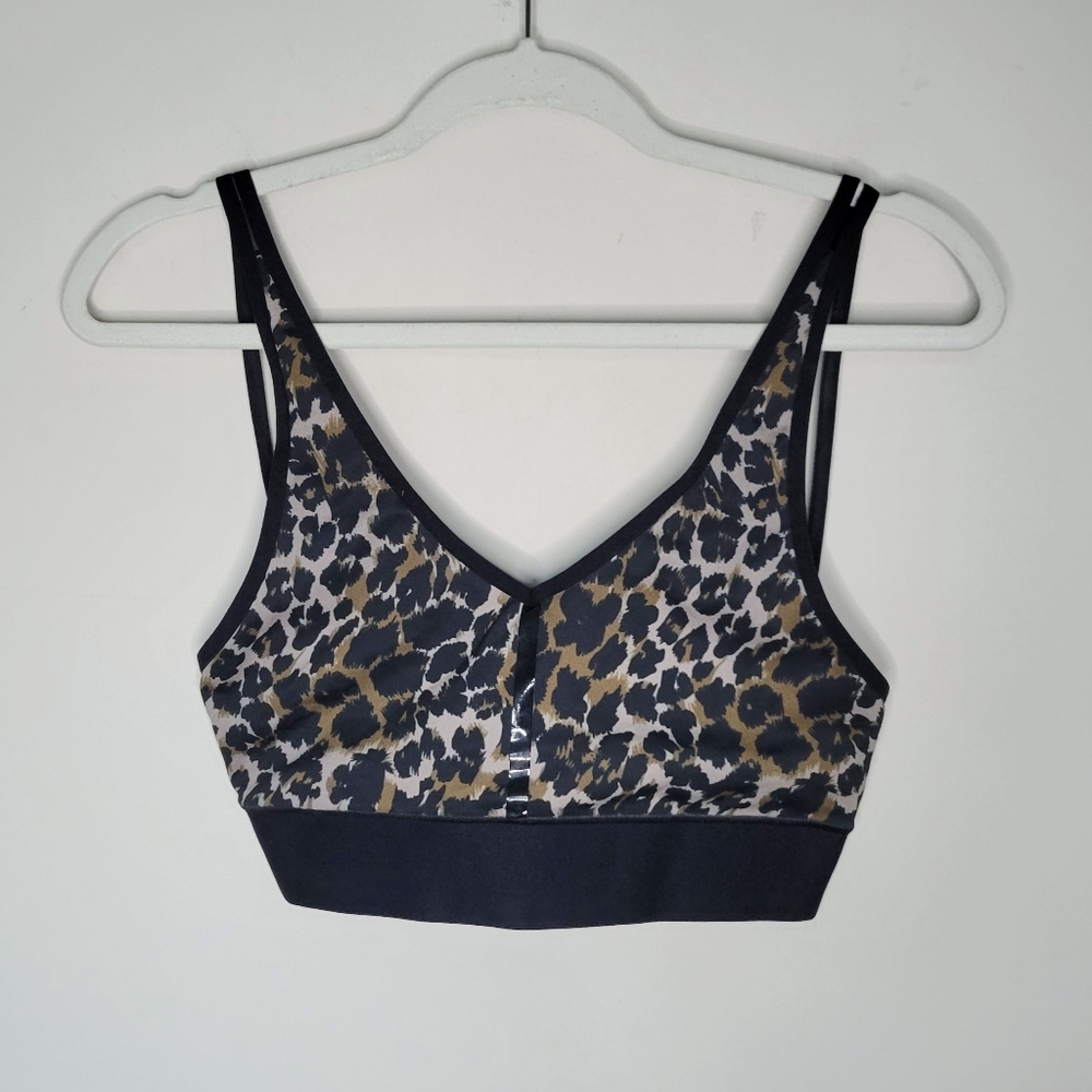 ultracor Leopard Print Sports Bra in Black, Brown, White